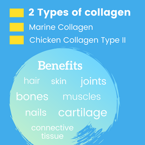 Multi Collagen+MSM, Vitamin C, Silica, & Biotin. 200gm, 30 servings.